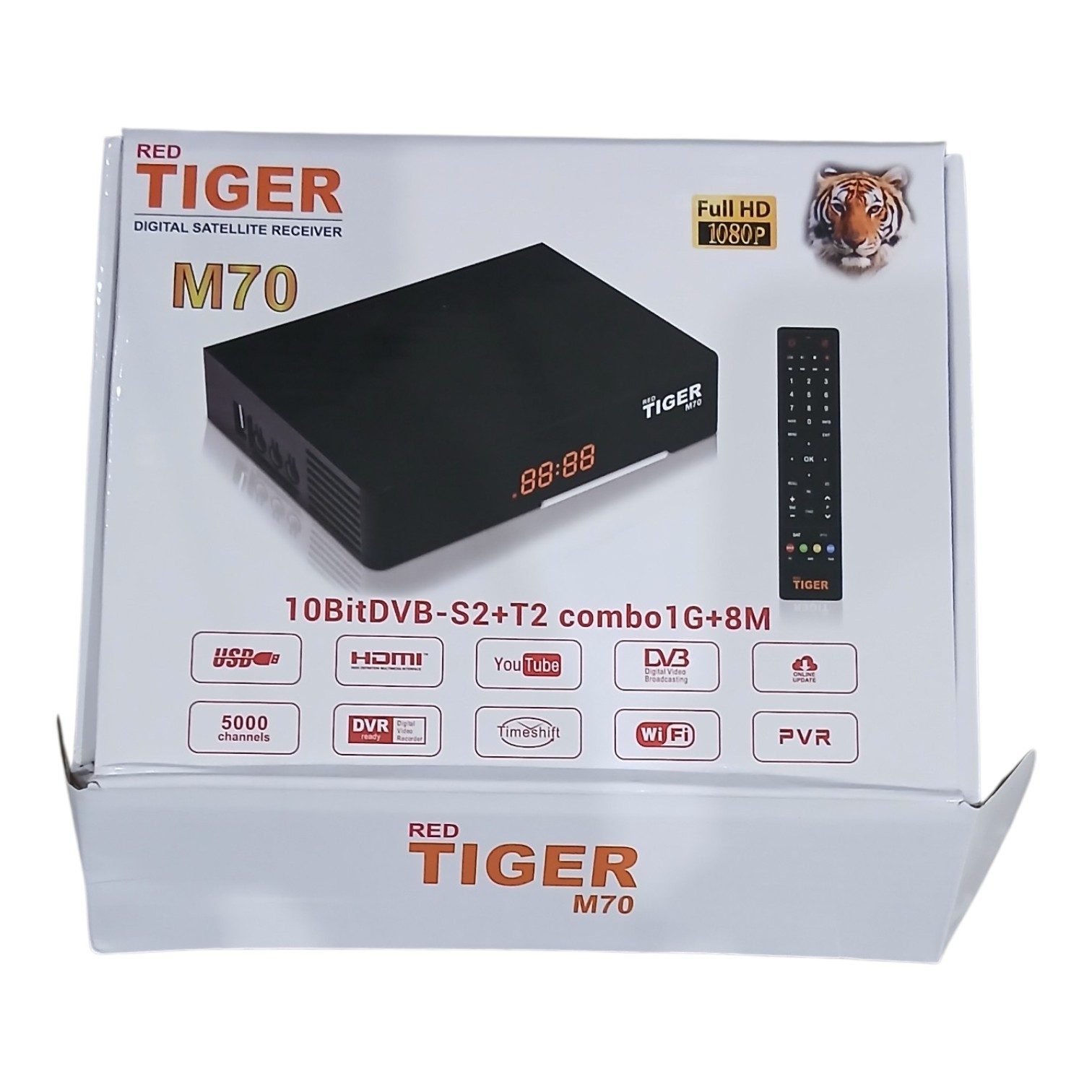 گیرنده دیجیتال تایکر ۱۰ بیت ۲۶۵ HEVC